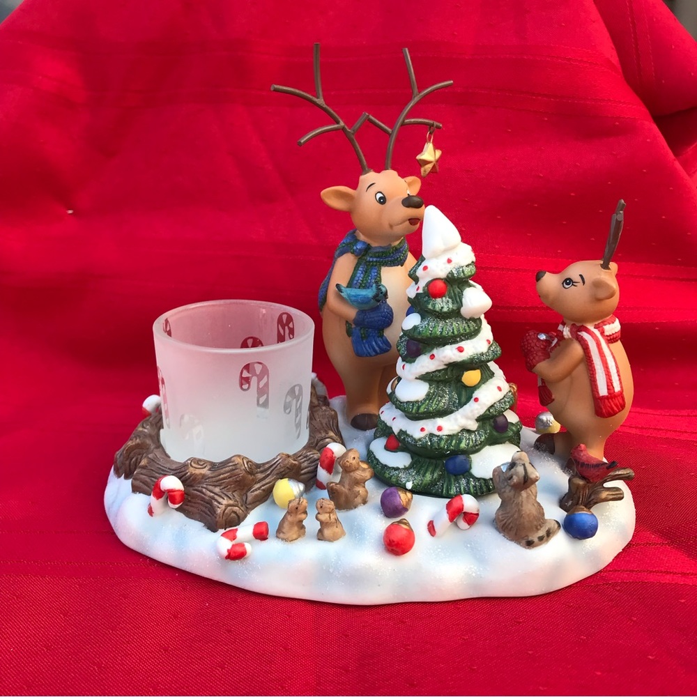 Partylite Reindeer Votive holder